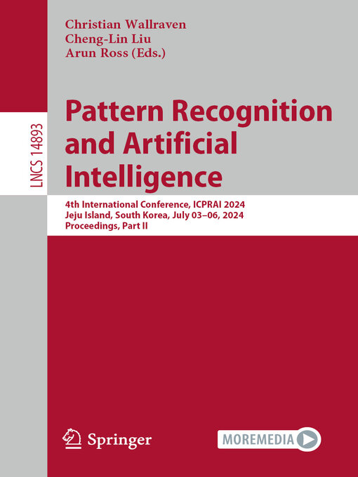 Title details for Pattern Recognition and Artificial Intelligence by Christian Wallraven - Available